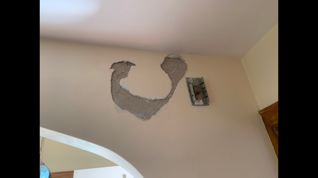 Wall Repair Pt 2: How to Re-plaster a Damaged Plaster Wall