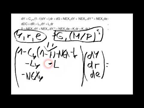 Mundell-Fleming-Modell rechnerische Anwendung