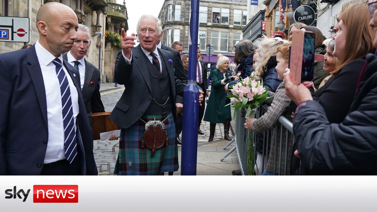 King's first public engagement since Queen's funeral