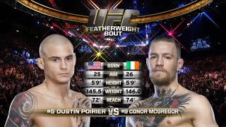 Dustin Poirier vs Conor McGREGOR 1 Full fight 720p