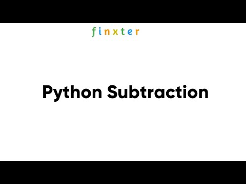 Python Subtraction Operator Deep Dive