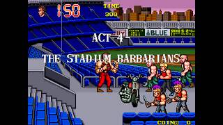 The Combatribes [USA] (Arcade) - (Act 4 - The Stadium Barbarians | Hardest)