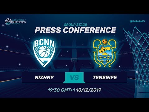 Nizhny Novgorod v Iberostar Tenerife - Press Conference - Basketball Champions League 2019-20
