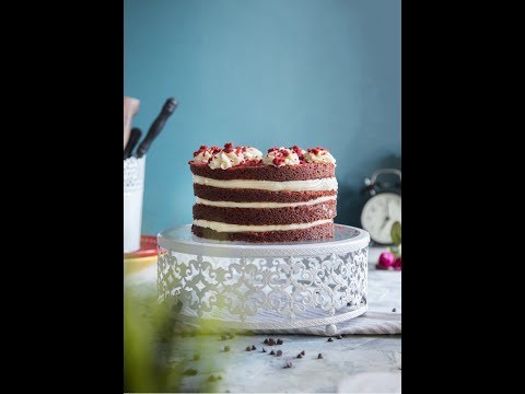 ريد فيلفت كيك وكريمة الجبنة  أحلى وأجمل طريقة للريد فيلفت ممكن تجربوهاRed velvet cake & cream cheese