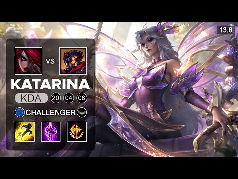 Katarina vs Viktor Mid - EUW Challenger - Patch 13.6 Season 13