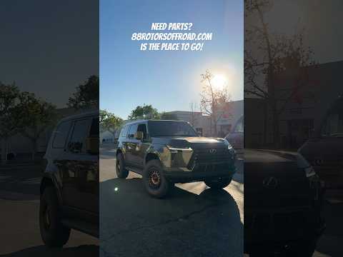2025 Lexus GX550 Lifted on 34” Tires and KMC IMS #88rotorsoffroad