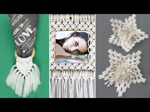 Macrame Designed Basket DIY