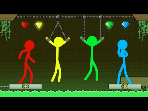 BEST MOMENTS COMPILATION , Stickman Animation - (Escape)