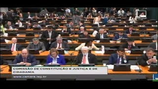 Ao vivo - Discussão de parecer de denúncia contra Temer - 12/07/2017 Comissão de Justiça e Cidadania