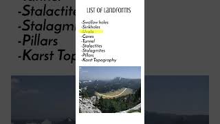 Landforms | groundwater