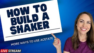 How to Make a Distress Spritz Background & Build a Shaker Card