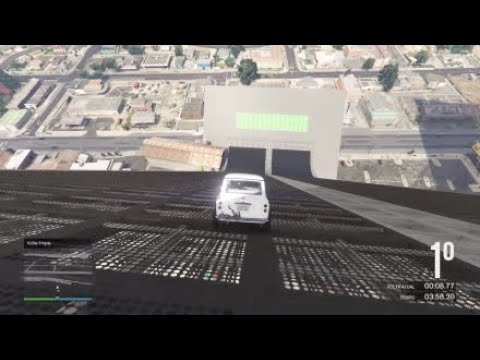 GTA V ONLINE: Corrida com carro do Mr BEAN