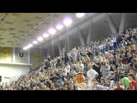 Atmosfera Sala Sporturilor Horia Demian U BT Cluj CSU Sibiu 18 aprilie 2016