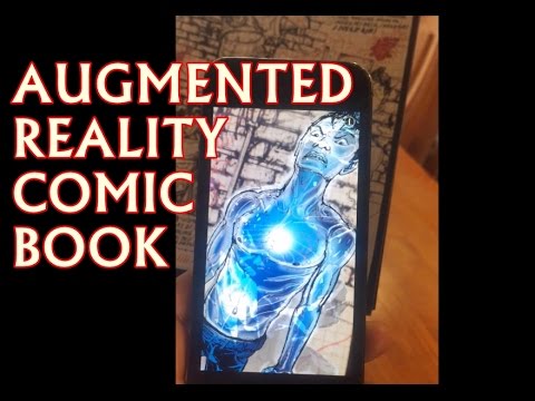 First augmented reality comic book trial.