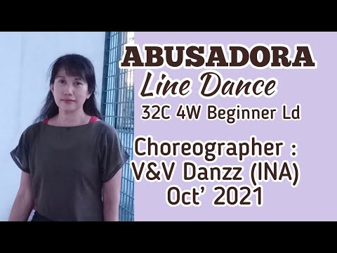 ABUSADORA - LINE DANCE || DEMO || V&V Danzz