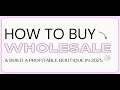 How To Buy Wholesale Webinar