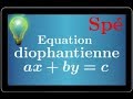 équation diophantienne • ce qu'il faut savoir pour faire les exercices • spé maths Terminale S