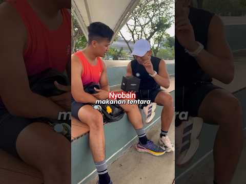 Habis lari nyobain makanan khusus TNI| Rasanya ada yg tau???