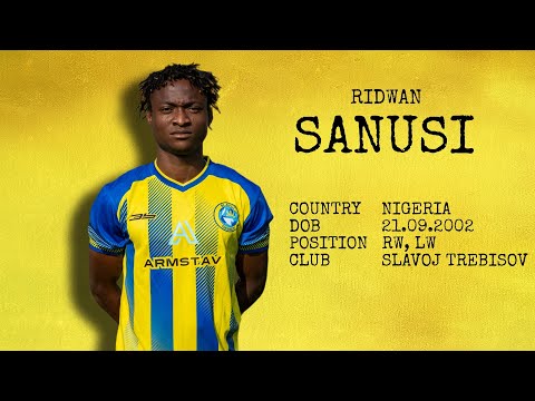 Ridwan Sanusi - Highlights Video 2021-2023 - RW, LW - Slavoj Trebisov FC