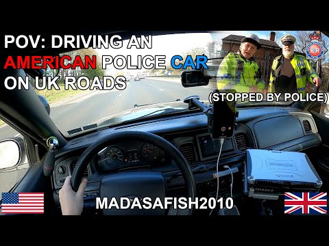 POV: Driving an American Police Car on UK Roads (Stopped by Police)