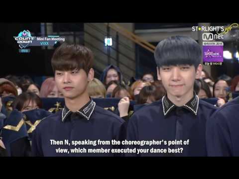 [ENGSUB] 20161103 MCountDown - Opening, Up Next, Mini Fan Meeting - VIXX