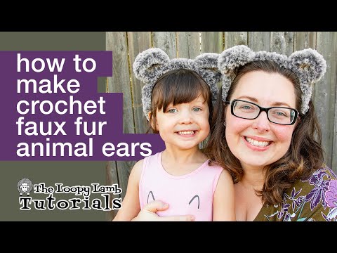 How to Make a Crochet Bear Ears Headband