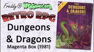 Retro RPG: Dungeons and Dragons Magenta Box (1981)