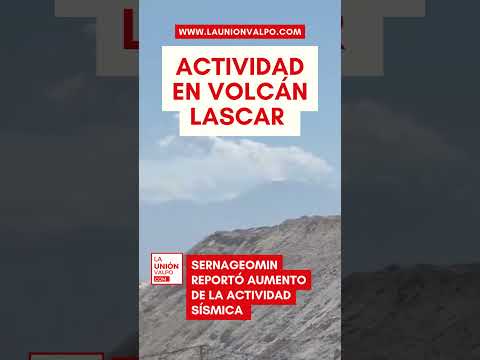 El volcán Láscar se encuentra ubicado en San Pedro de Atacama, en la región de #Antofagasta