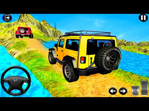 Offroad Jeep Stunt: Offroad Sim🚙🌈 - New Car Games 2021- Best Mobile Games - Android Gameplay