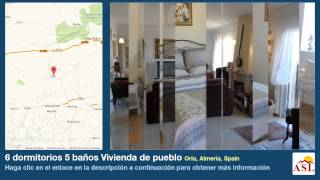 preview picture of video '6 dormitorios 5 baños Vivienda de pueblo se Vende en Oria, Almeria, Spain'