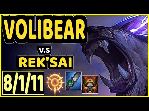 CINKROF (VOLIBEAR) vs REK'SAI - 8/1/11 KDA JUNGLE CHALLENGER GAMEPLAY - EUW