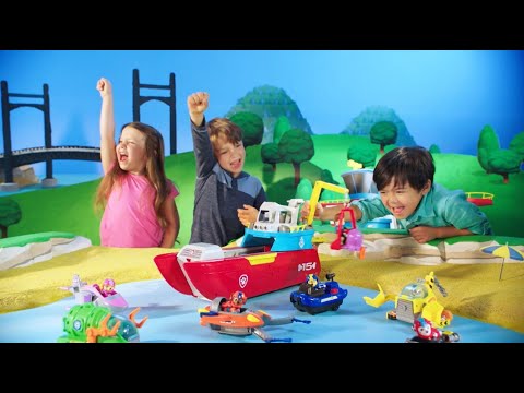 パウ・パトロールの海の基地！シーパトローラーが登場！
