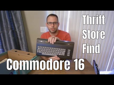 Unboxing an old Commodore 16