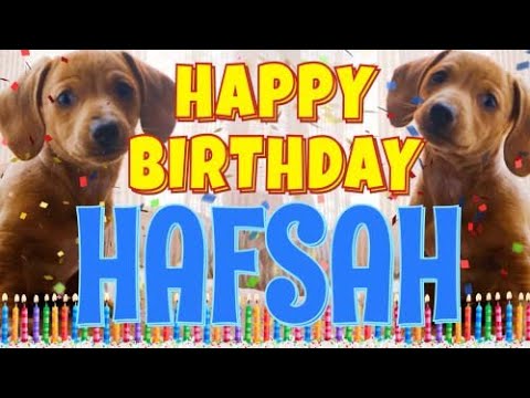 Happy Birthday Hafsah! ( Funny Talking Dogs ) What Is Free On My Birthday