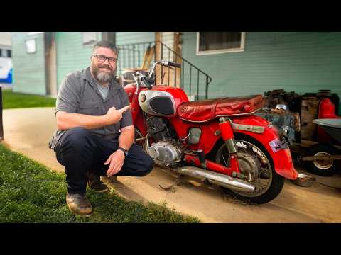 Abandoned Honda Dream Bike found in Warehouse! Will It Run?