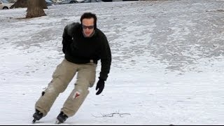 Ice Skating In Inline Skates? Ice Blades
