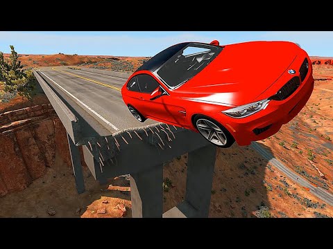 Loss of Control, Extreme descent Car Crashes #32 BeamNG Drive | CrashBoomTest