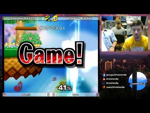 Smasheville 174 Winner's Bracket -Ryko VS Adonis