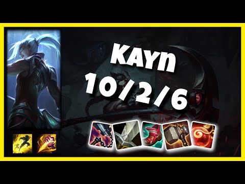Kayn vs Hecarim KOREAN Challenger JUNGLE (10/2/6) - v10.24