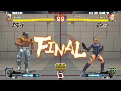 SSF4 AE2012 BIFU Spab Rog vs VxG EMP Santhrax - Next Level Battle Circuit #3 Tournament