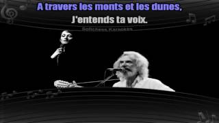 Karaoké La dame brune de Barbara &amp; Moustaki