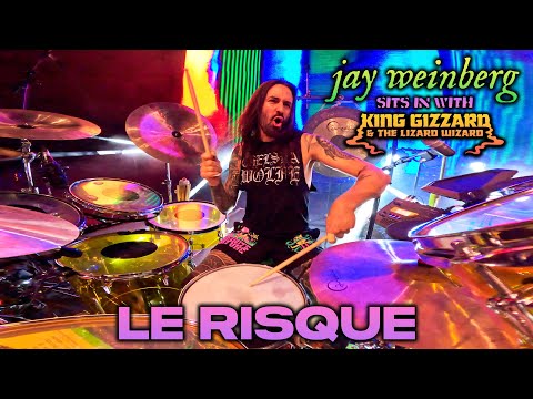 Jay Weinberg plays "Le Risque" with King Gizzard & The Lizard Wizard - Live Drum Cam