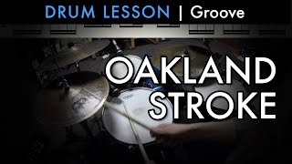 Oakland Stroke Drum Groove (David Garibaldi) Tutorial!!