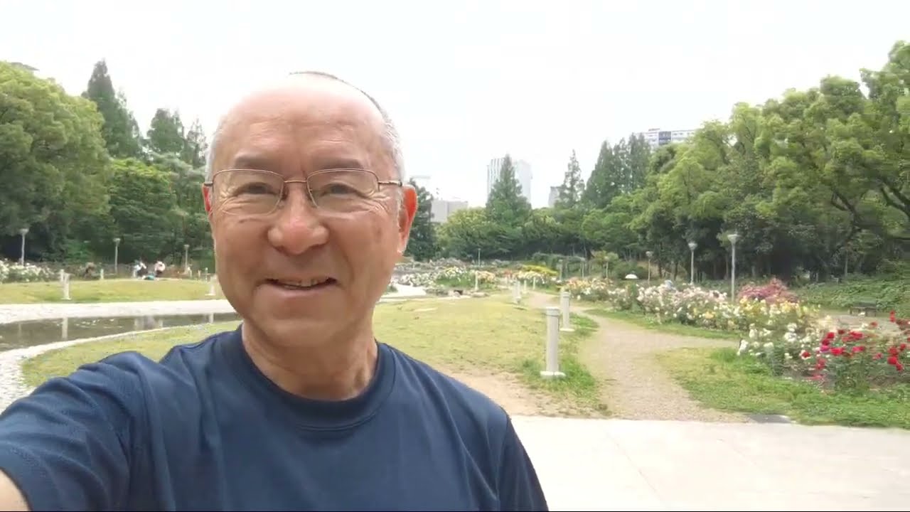 【靱公園バラ祭2022】バラ園内の様子