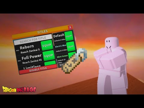 ROBLOX Dragon Ball Rage - Every Title! (& How to Obtain Them)