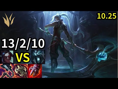 Kayn Jungle vs Karthus - KR Master | Patch 10.25