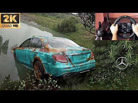 Rebuilding MERCEDES-AMG E63 S Brabus 800 | Forza Horizon 5  Steering Wheel Gameplay