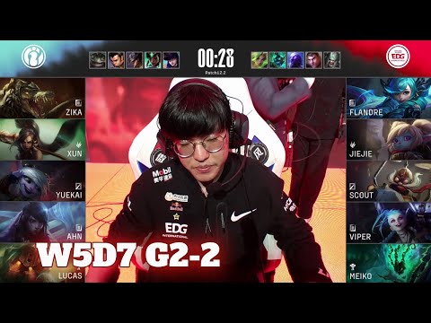 EDG vs IG - Game 2 | Week 5 Day 7 LPL Spring 2022 | Edward Gaming vs Invictus Gaming G2