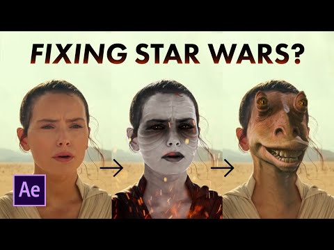 Fixing Star Wars with After Effects | Face Swap VFX tutorial