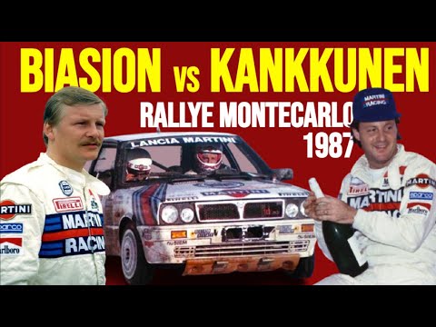 Monte Carlo 1987: BIASION beats KANKKUNEN at Turini but controversy erupts at LANCIA